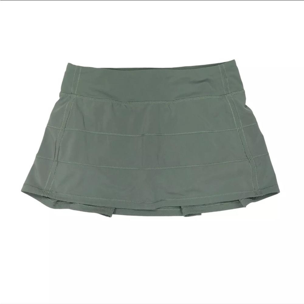 Lululemon Pace Rival Skirt Size 6 Juniper Tennis Running Pleated Athletic Lined